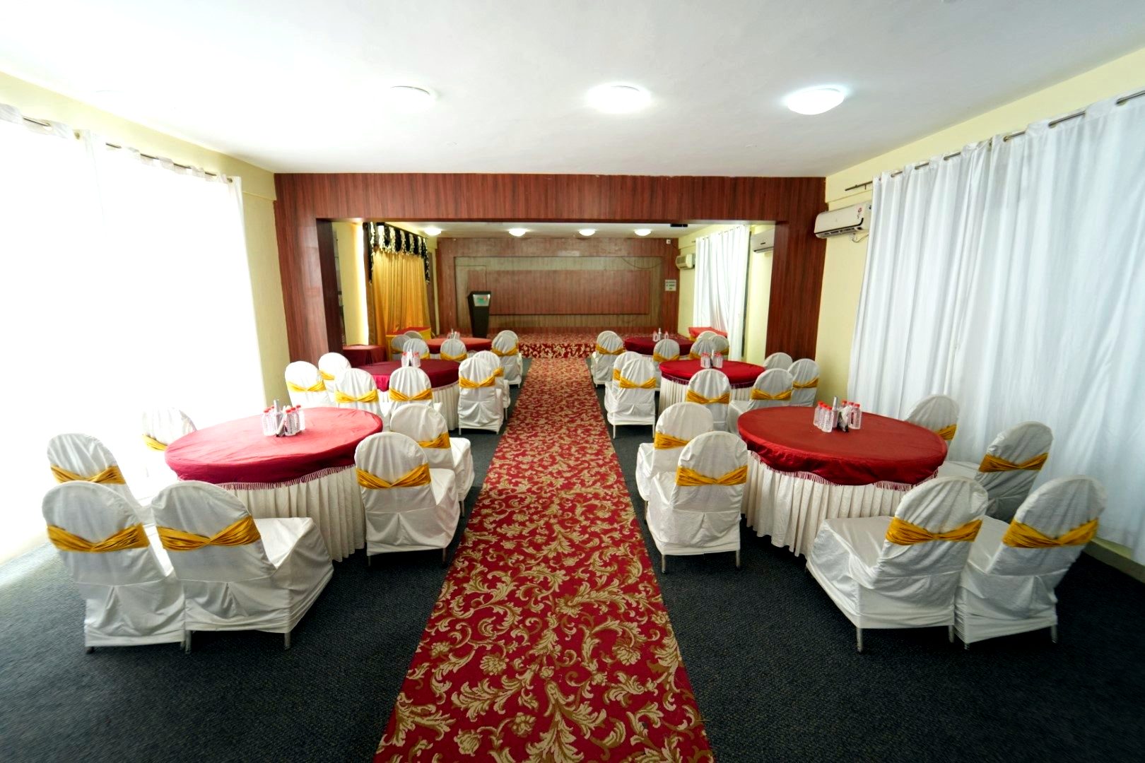 Elements hall near the swimming pool at The Ashhok Hassan
